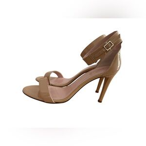 Kate Spade Beige Ankle Strap Heels Made in Italy Womens Size 7.5